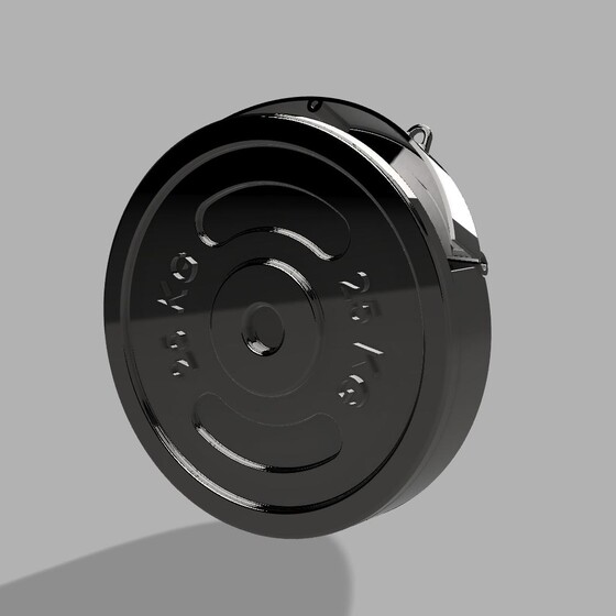 Round Weight-Disk Handbag